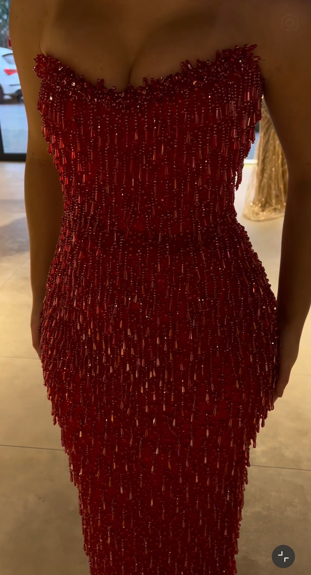 Ruby Red Gown