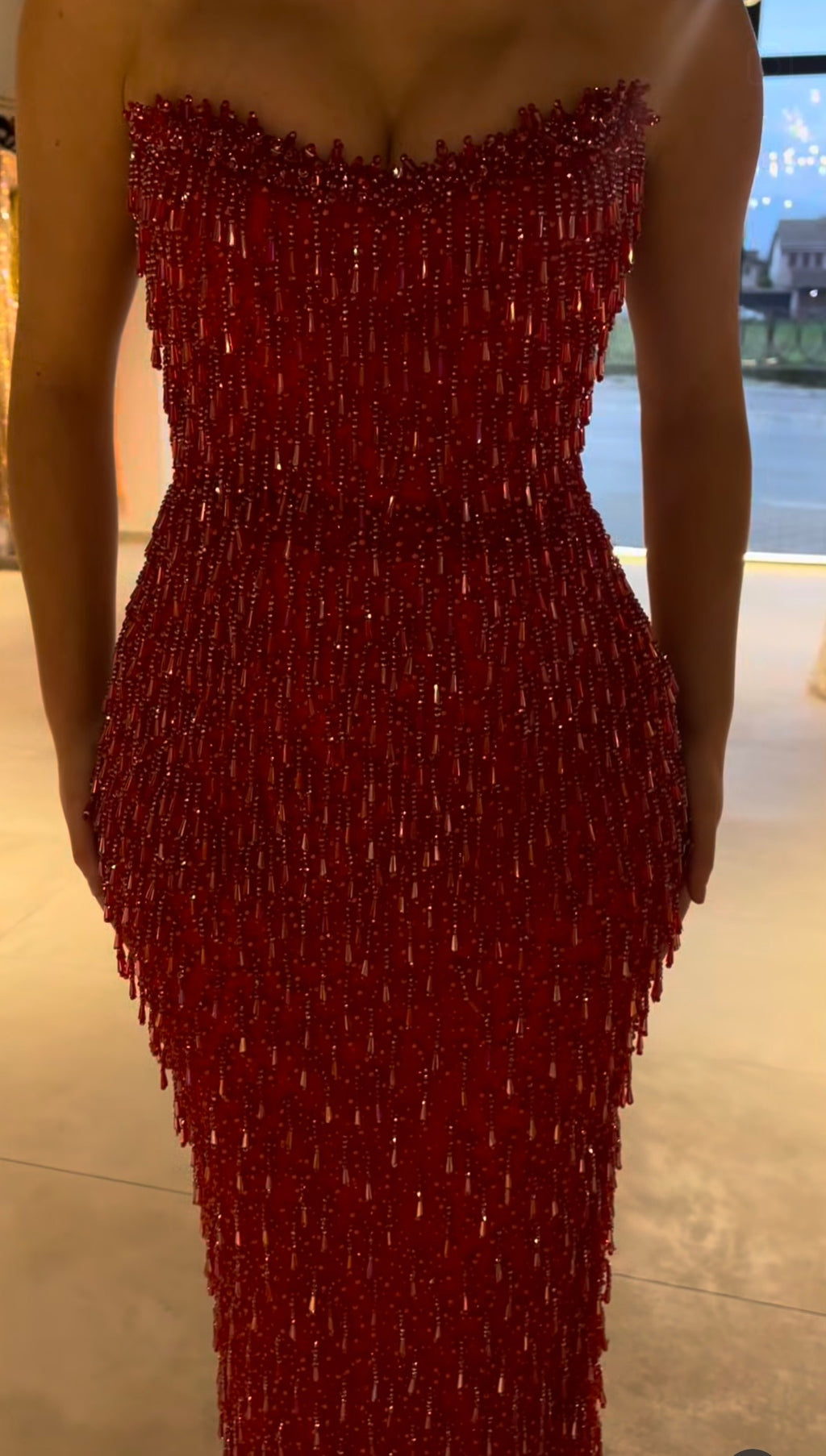 Ruby Red Gown