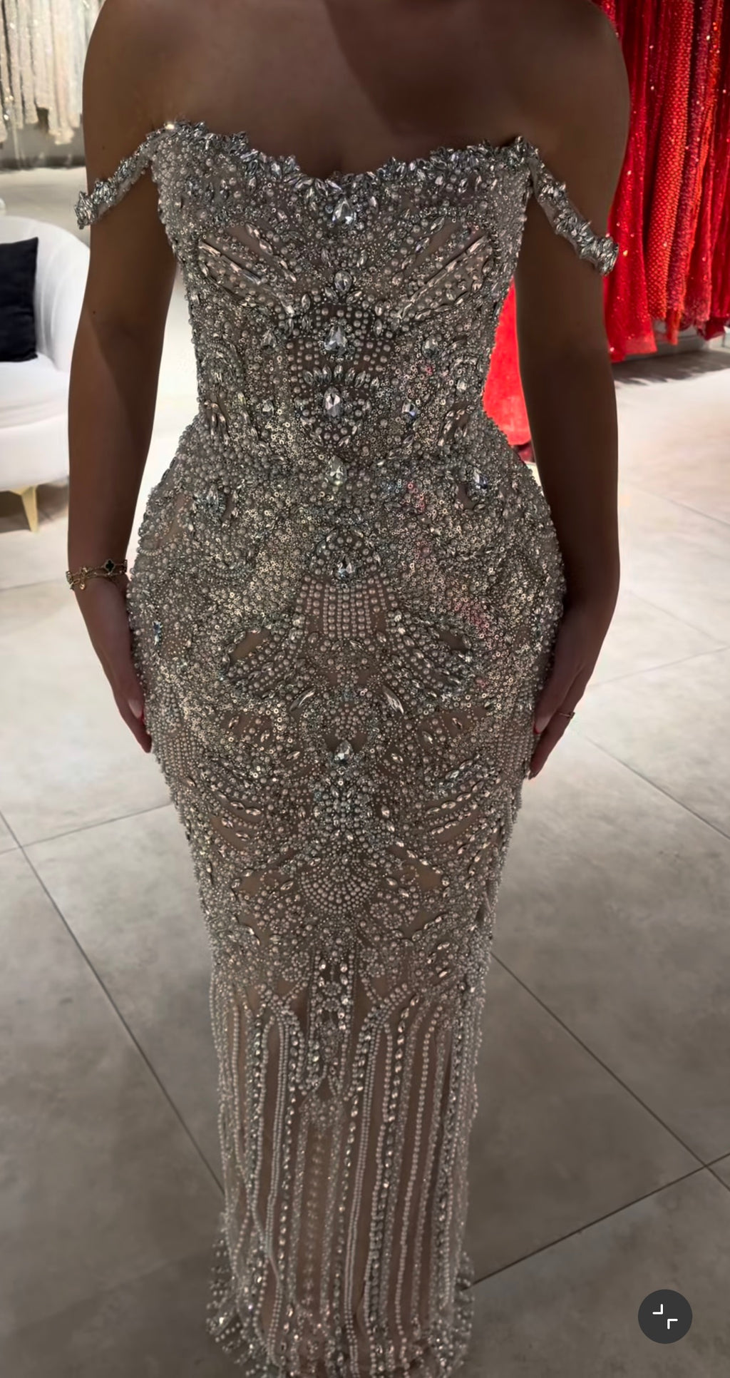 Silver gown