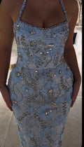 Blue dress