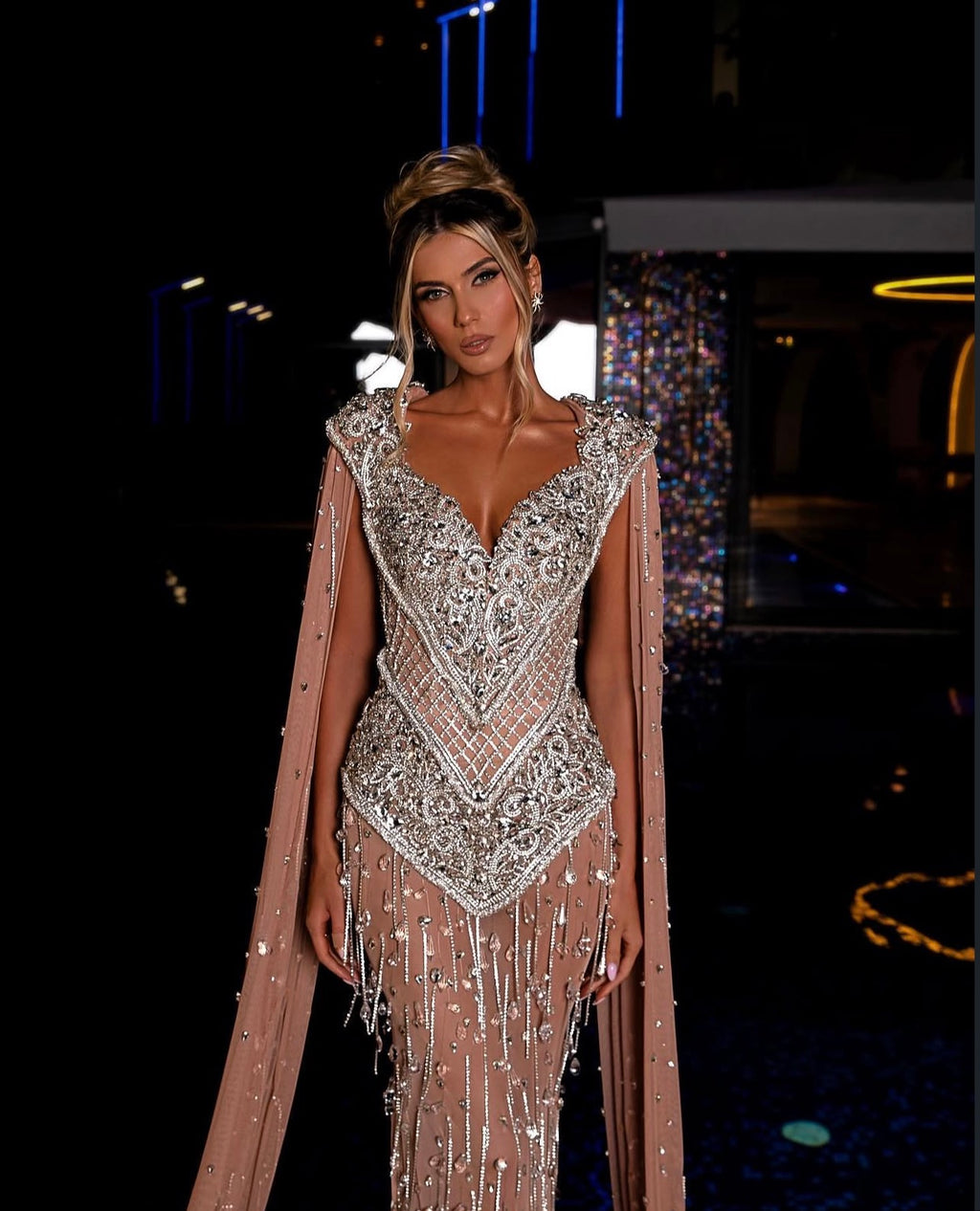Celestial Embellished Gown