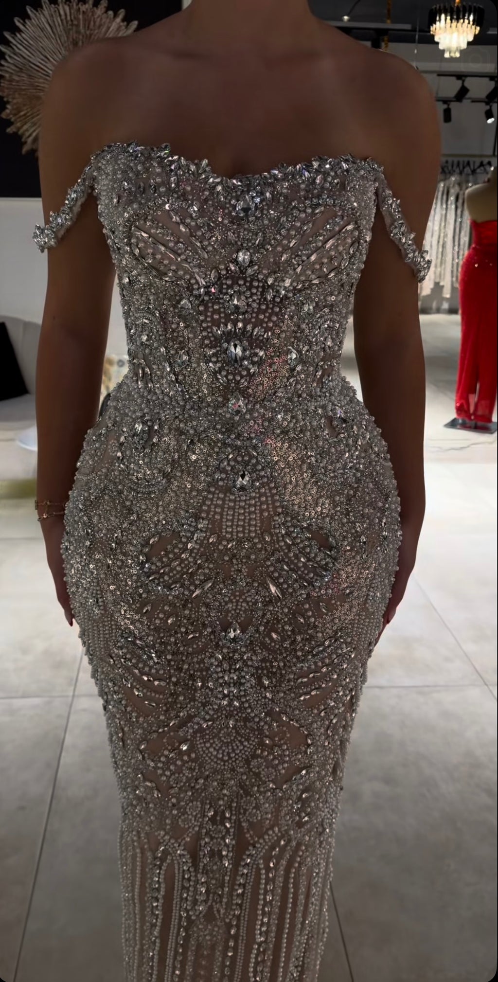 Silver gown